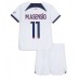 Paris Saint-Germain Marco Asensio #11 Babykleding Uitshirt Kinderen 2023-24 Korte Mouwen (+ korte broeken)